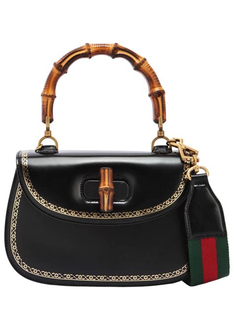 black gucci purse with wood handle|black gucci purses cheap.